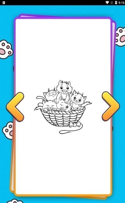 猫咪涂色手游app截图