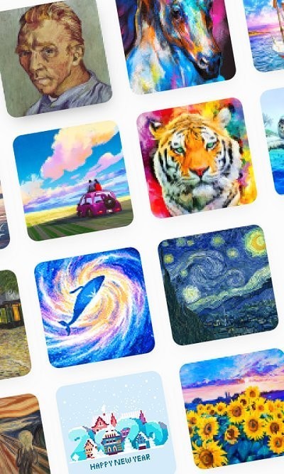 草莓数字填色手游app截图