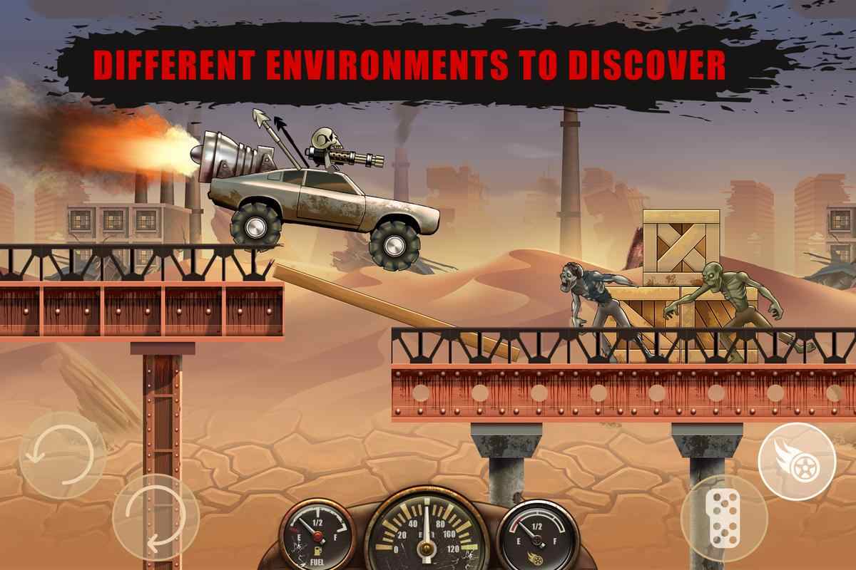 山地僵尸赛车 破解版手游app截图