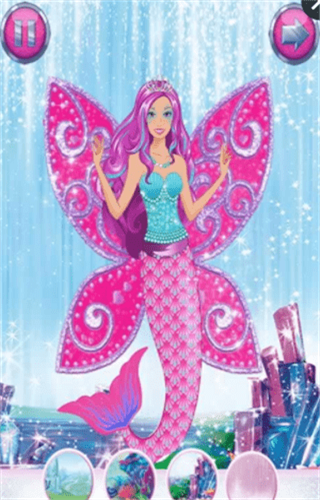 芭比的时尚魔法装扮手游app截图