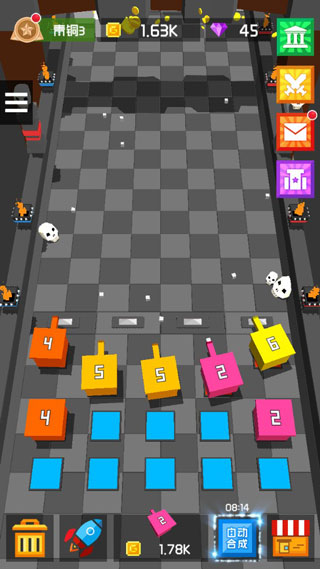 放置方块塔防 破解版手游app截图