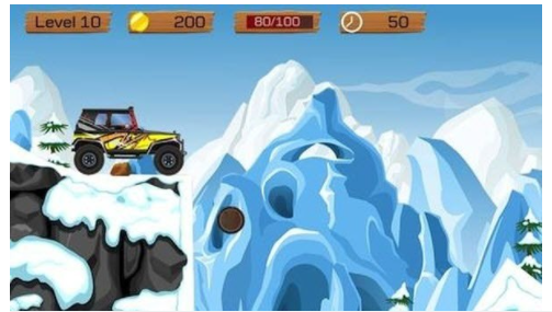 雪地越野赛车手游app截图