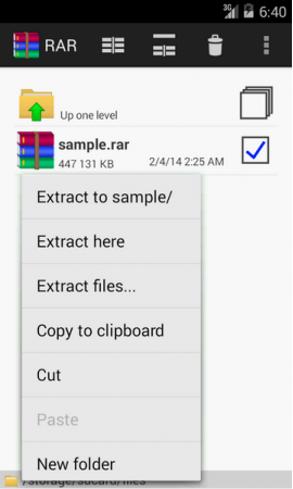 WinRAR 安卓版手机软件app截图