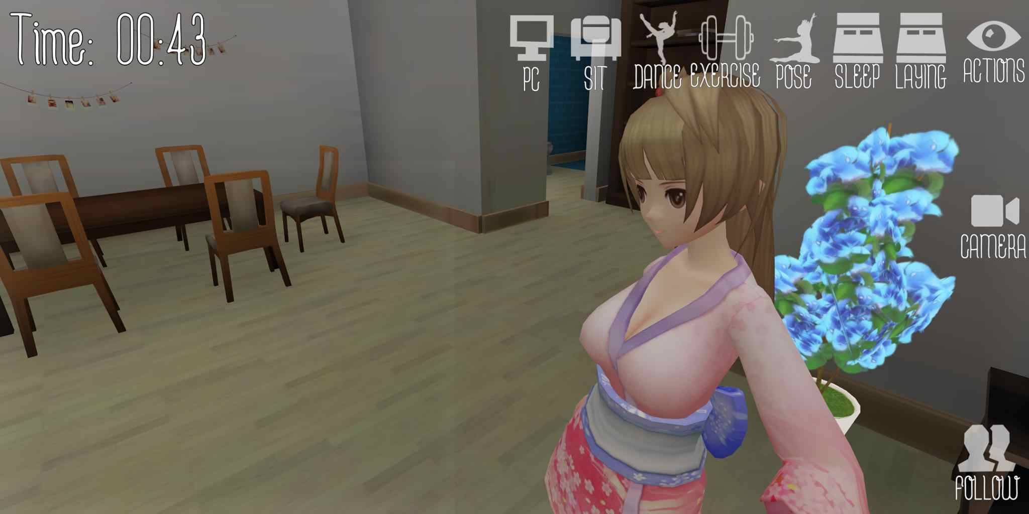 虚拟女友模拟器 福利版手游app截图
