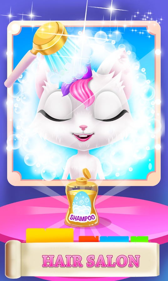 凯蒂猫独角兽洗澡手游app截图