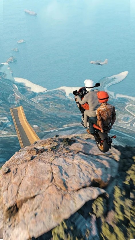 绘制斜坡跳跃手游app截图