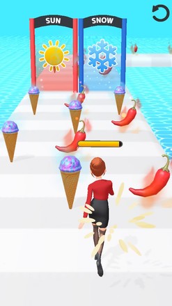 冰火女孩 hot run小游戏手游app截图