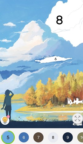 公主梦幻涂色手游app截图