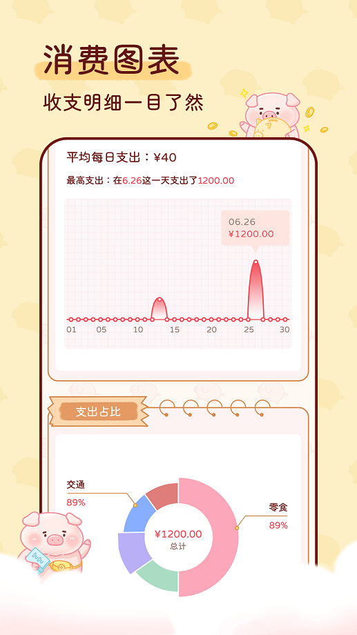 嘟嘟记账手机软件app截图