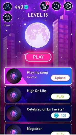节奏跳跃手游app截图