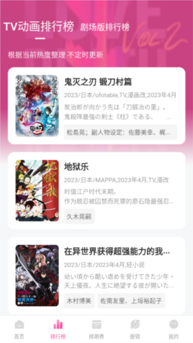 次元城动画 免费版手机软件app截图