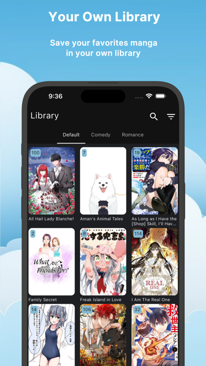 Shimoe Manga Reader手机软件app截图