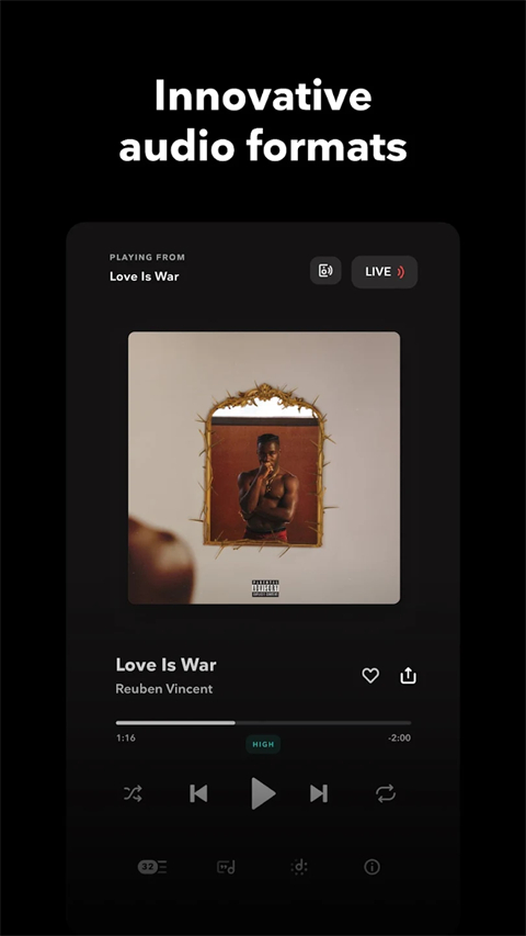TIDAL音乐 app中文版手机软件app截图