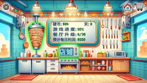 沙威玛餐厅手游app截图