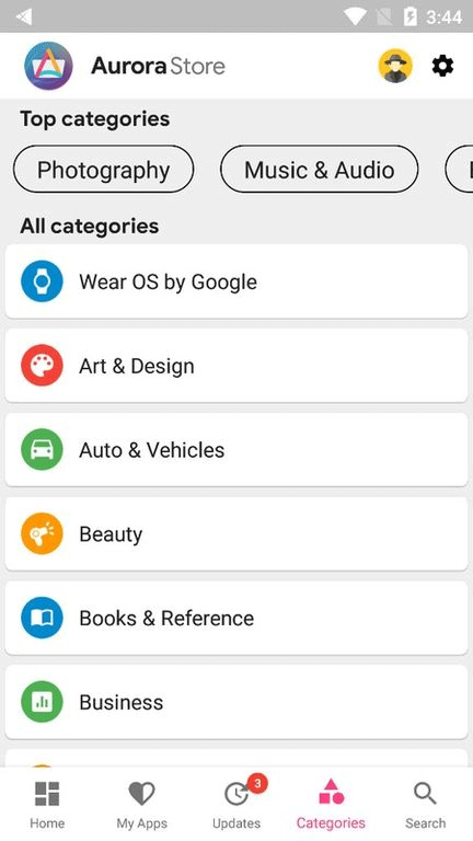 Aurora store 官网安卓版手机软件app截图