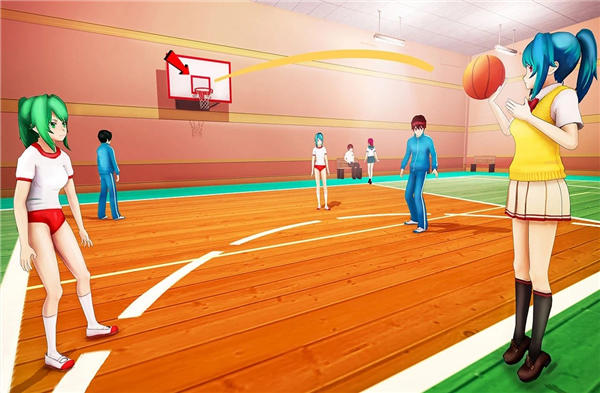 yumi高中女生模拟器3D 中文版下载手游app截图