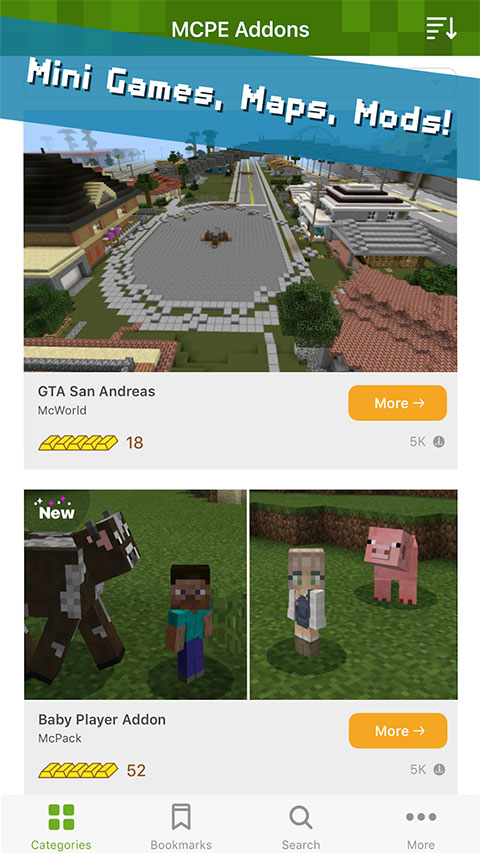 Addons mc辅助官方版手机软件app截图