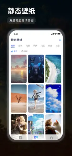 哇叽壁纸 免费下载手机软件app截图