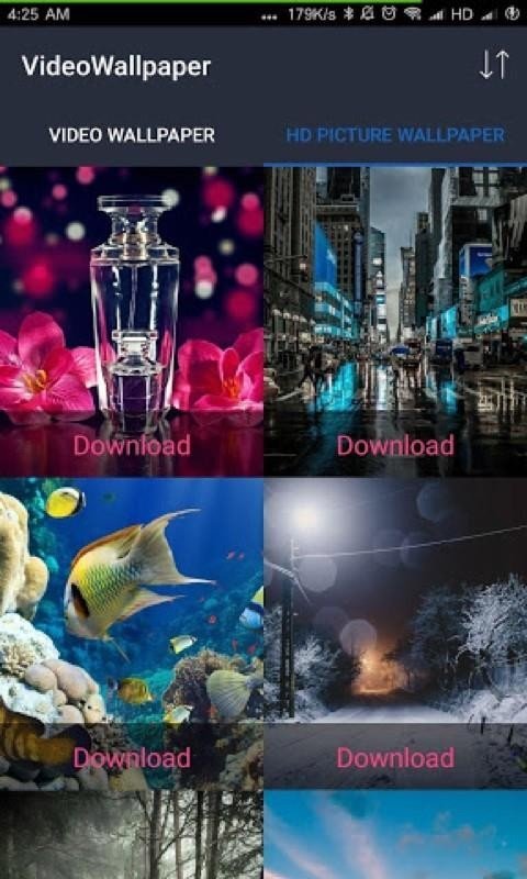 视频壁纸 免费版手机软件app截图