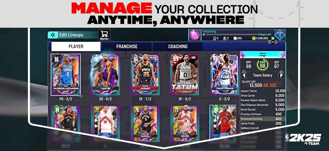 NBA2k25 手游安卓版手游app截图