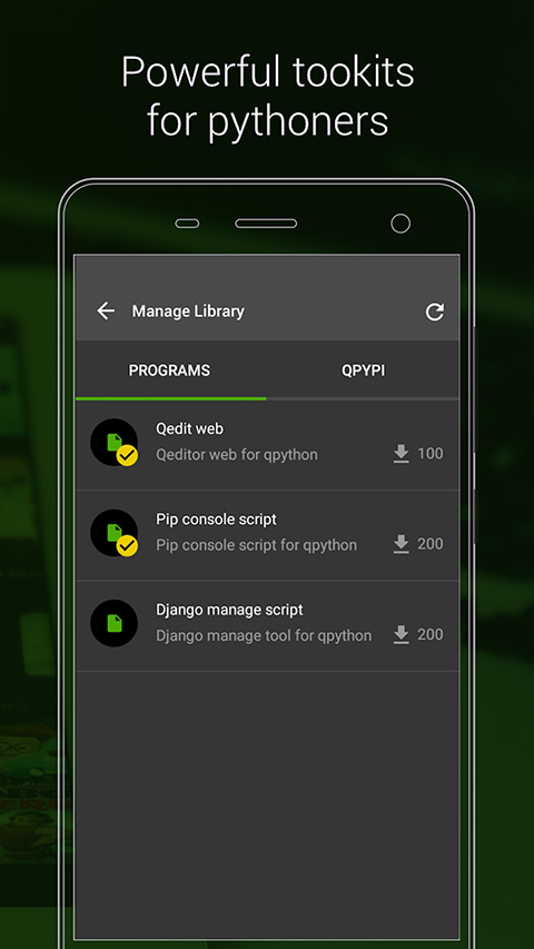 QPython3手机软件app截图