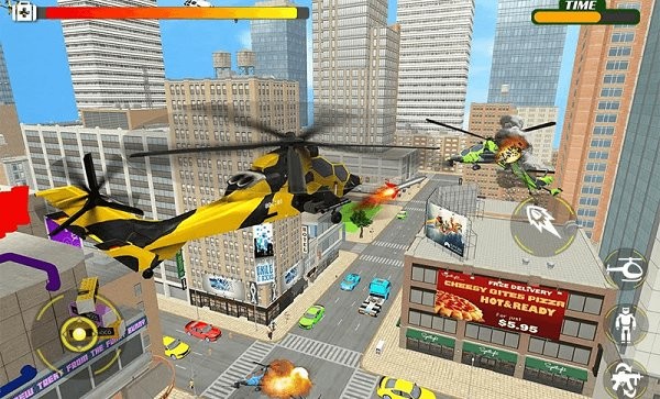 机器人变形直升机手游app截图