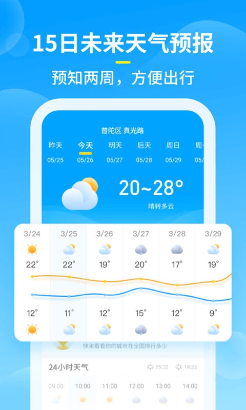 知音天气预报手机软件app截图