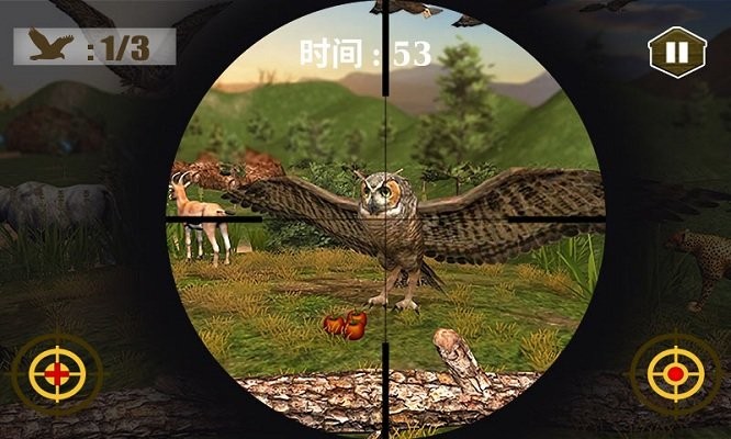3D猫头鹰狩猎模拟手游app截图
