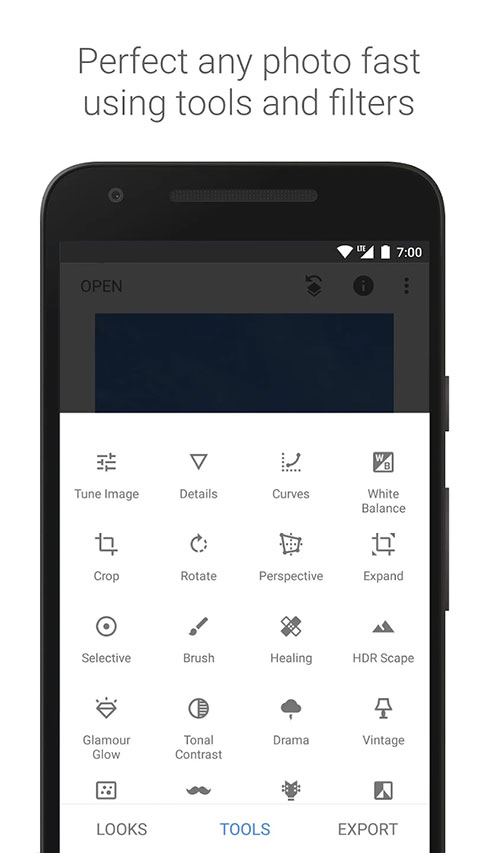 snapseed 修图软件手机软件app截图