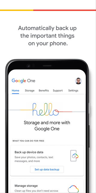 Google One 网页版手机软件app截图