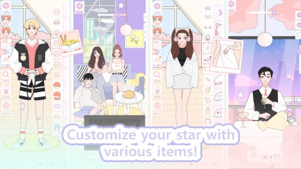 明星偶像装扮 最新版手游app截图