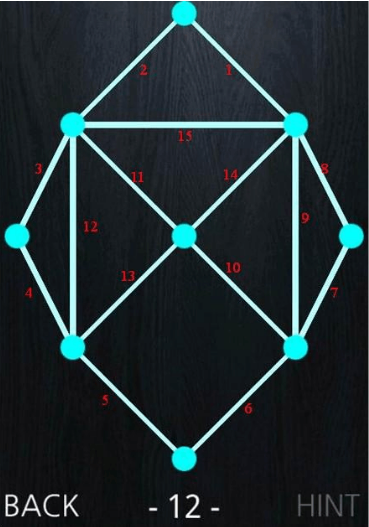 《一笔画成》第十二关玩法攻略