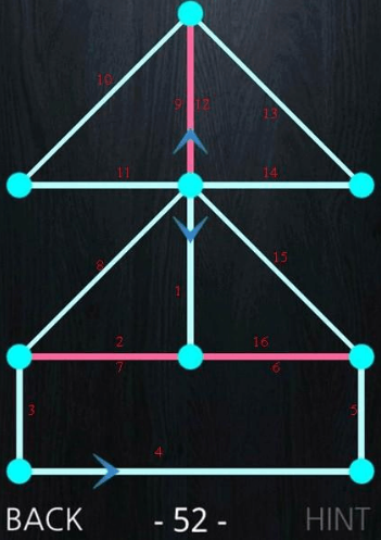 《一笔画成》第五十二关玩法攻略