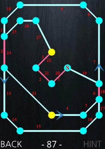 《一笔画成》第八十七关玩法攻略