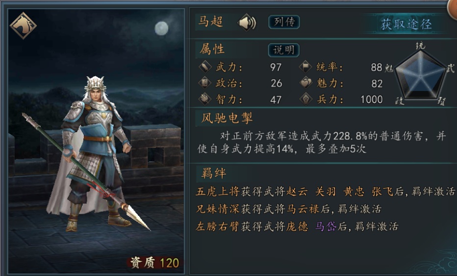 《三国志2017》武将系统介绍