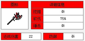 《泰拉瑞亚》手机版嗜血战斧介绍