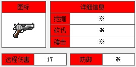 《泰拉瑞亚》手机版手枪介绍