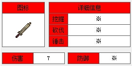 《泰拉瑞亚》手机版锡质短剑介绍