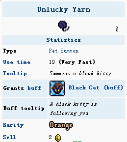 《泰拉瑞亚》手机版黑猫介绍