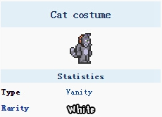 《泰拉瑞亚》手机版猫咪服装介绍