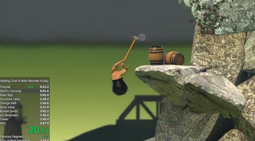 《罐装的天才》getting over it 通关攻略