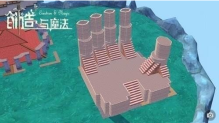 《创造与魔法》五指山建筑制作流程分享