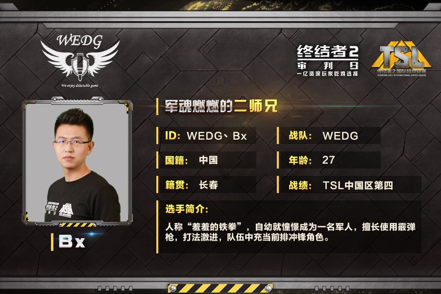 《终结者2》TSL总决赛：WEDG战队专访