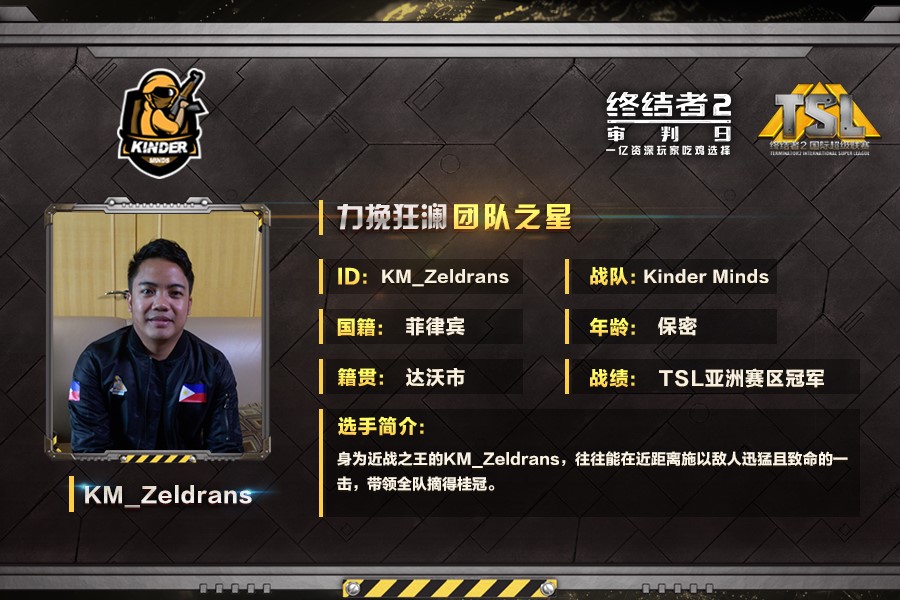 《终结者2》TSL总决赛： Kinder Minds战队专访