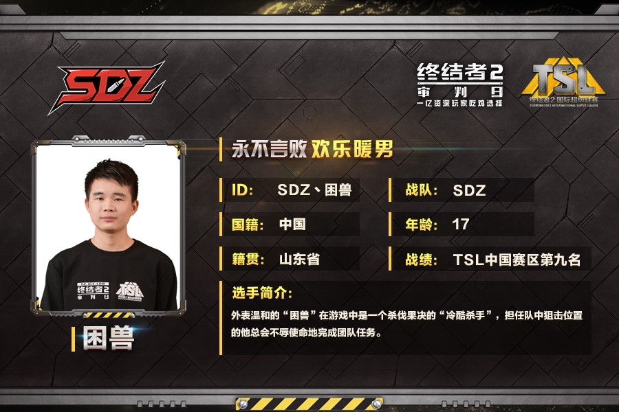 《终结者2》TSL总决赛：SDZ战队专访
