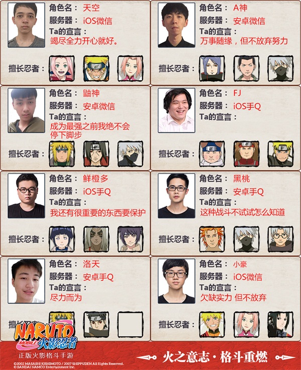 八强将集结 《火影忍者》手游第十届无差别决赛4月7日开打！