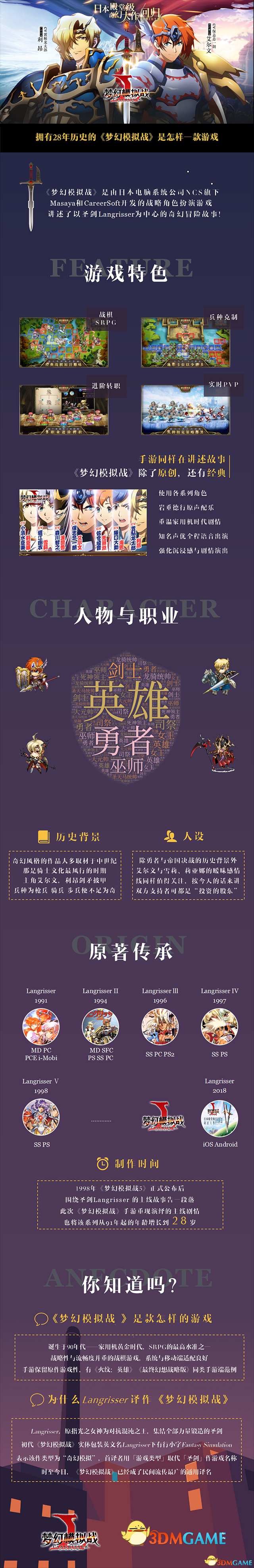 拥有28年历史的《梦幻模拟战》是一款怎样的游戏