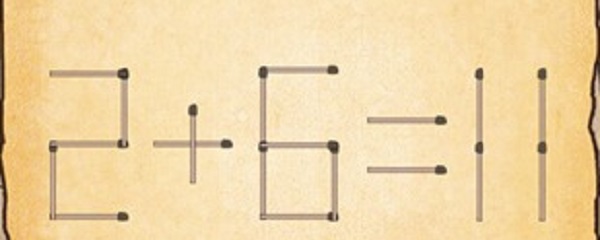 移动一根火柴使等式成立怎么做