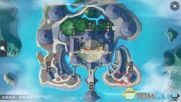 《楚留香手游》12月27日坐观万象打坐修炼地点坐标