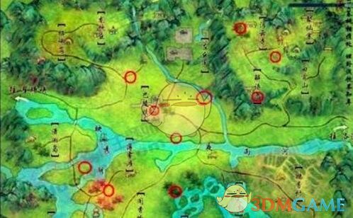 《剑网3：指尖江湖》2019巴陵县宠物地点汇总
